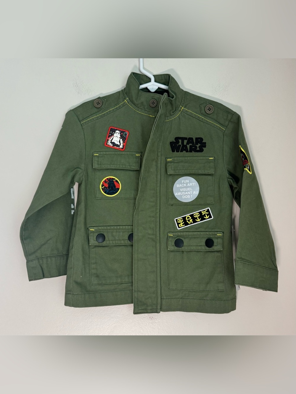 Star Wars Olive Green Patch Field Jacket